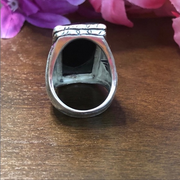 Silpada R2891 ‘BLACK TIE’ Sterling Silver Statement Ring - Picture 9 of 15